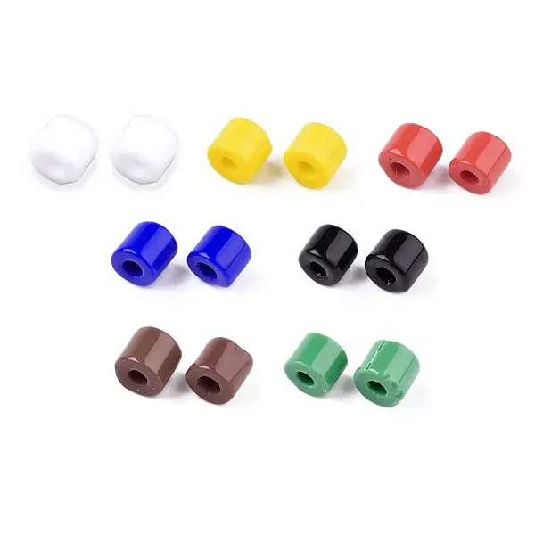Opaque Glass Bugle Beads