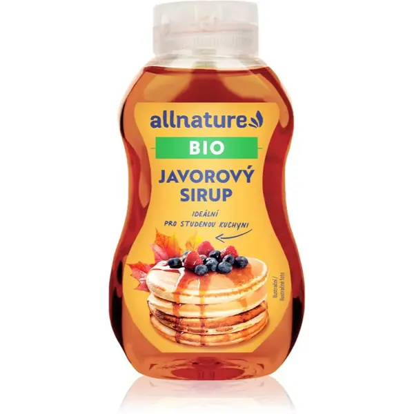 Allnature Javorový sirup BIO prírodné sladidlo 250 ml