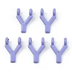 Rack Plating Spray Painted Alloy 2-Loop Link Pendants