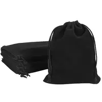 Rectangle Velvet Drawstring Pouches
