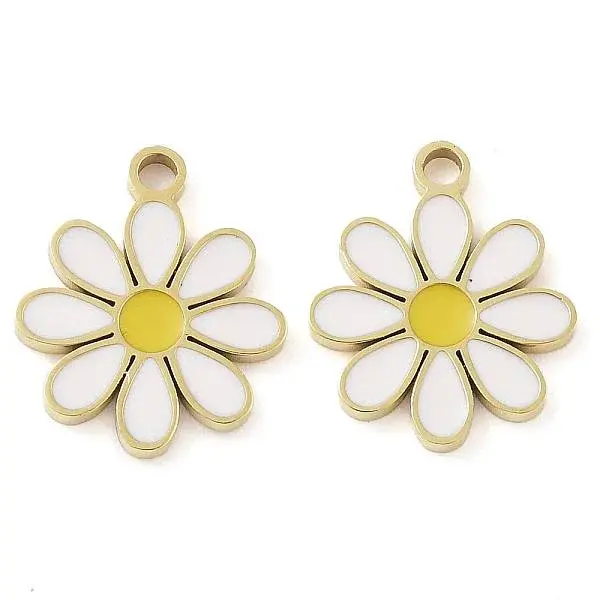 Ion Plating(IP) 304 Stainless Steel Enamel Charms