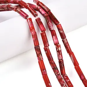 Synthetic Imperial Jasper Beads Strands