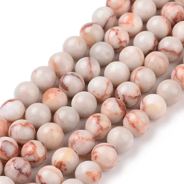 Natural Red Netstone Beads Strands