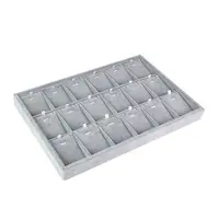 18-slot Velvet Pendant Organizer Holder