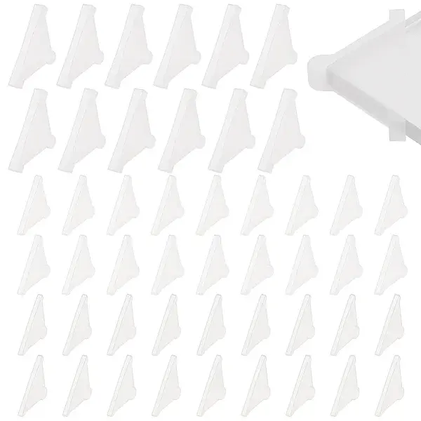 48Pcs 3 Styles Plastic Corner Protector for Glass Sheet