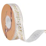 Single Face Hot Stamping Polyester Satin Ribbon