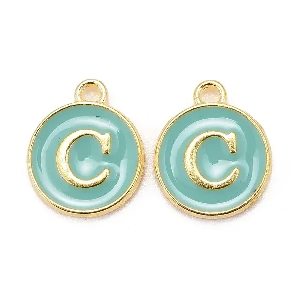 Golden Plated Alloy Enamel Charms