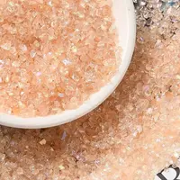 Transparent Electroplate Crushed Glass Craft