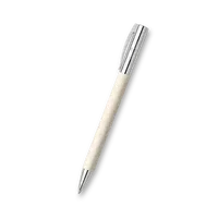 Kuličkové pero Faber-Castell Ambition Precious Resin Cinematic White