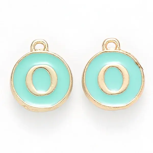 Golden Plated Alloy Enamel Charms