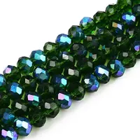Electroplate Glass Beads Strands
