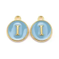Golden Plated Alloy Enamel Charms