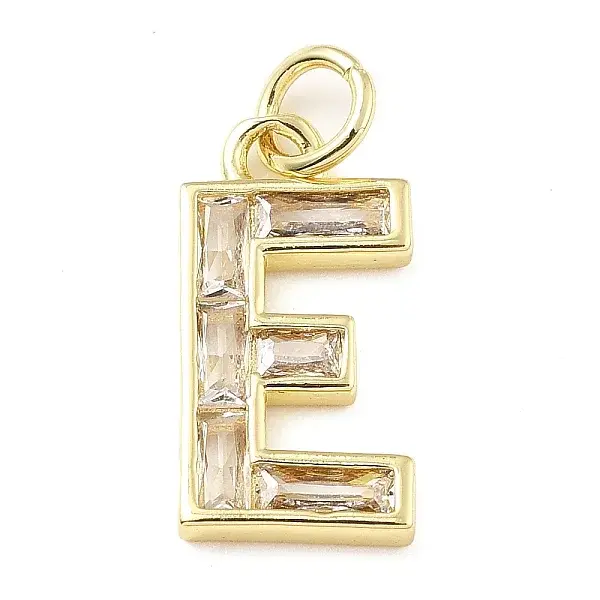 Brass Micro Pave Cubic Zirconia Pendants