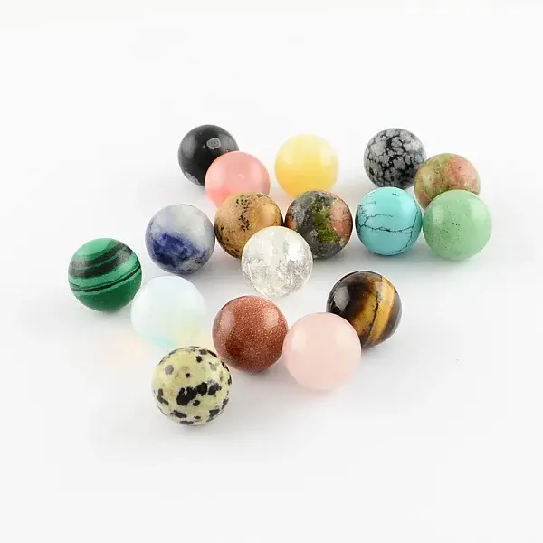 Natural & Synthetic Mixed Stone Beads