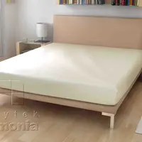 2-jersey prostěradlo - smetanová - 70 x 140 cm