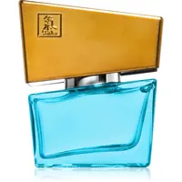 HOT Shiatsu Light Blue parfém s feromony pro muže 15 ml