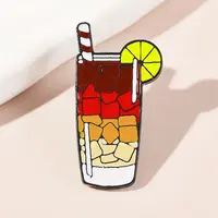Cold Drink Enamel Pins