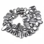Electroplate Natural Freshwater Shell Beads Strands