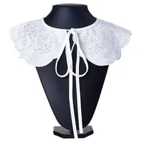 Detachable Polyester Lady's Embroidered False Collars