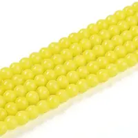 Baking Painted Opaque Glass Beads Strands