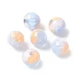 Two Tone Transparent Acrylic Beads
