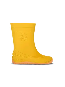 Dětské barefoot gumáky Be Lenka Pudds - Yellow