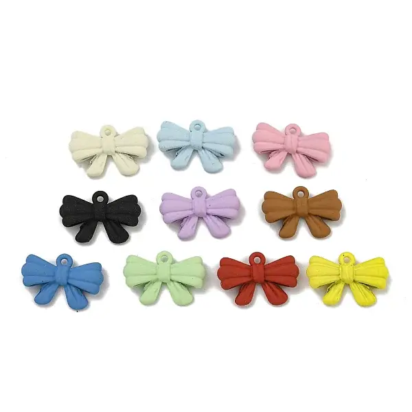 Spray Painted Alloy Pendants