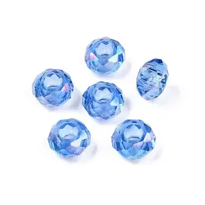 Transparent Glass European Beads