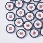 Glass Seed Beaded Cloth Patches
