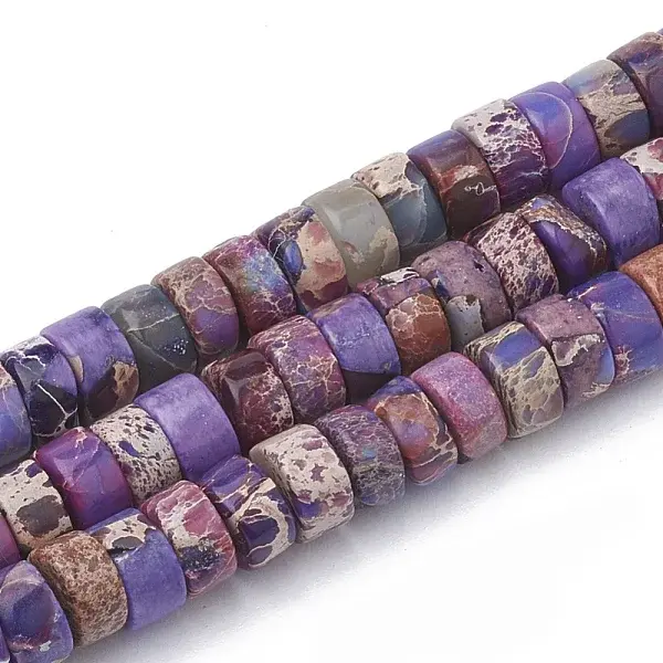 Synthetic Imperial Jasper Beads Strands