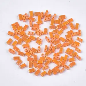 2-Hole Opaque Glass Seed Beads
