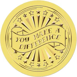 Gold Foil Paper Picture Stickers