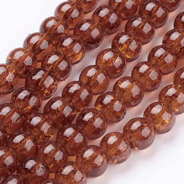 Crackle Glass Beads Strands