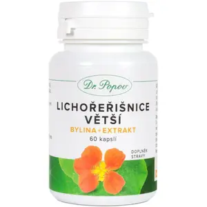 Dr. Popov Kapucínka bylina + extrakt kapsuly pre zdravé močové cesty 60 cps