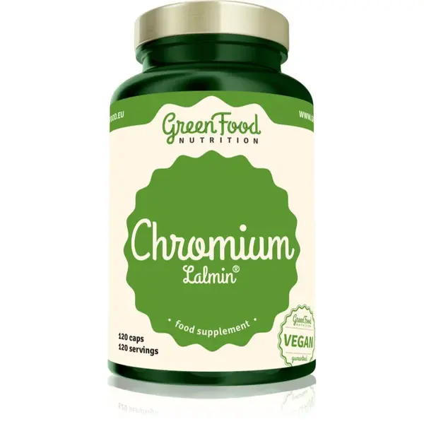 GreenFood Nutrition Chromium Lalmin® kapsuly s minerálmi 120 cps