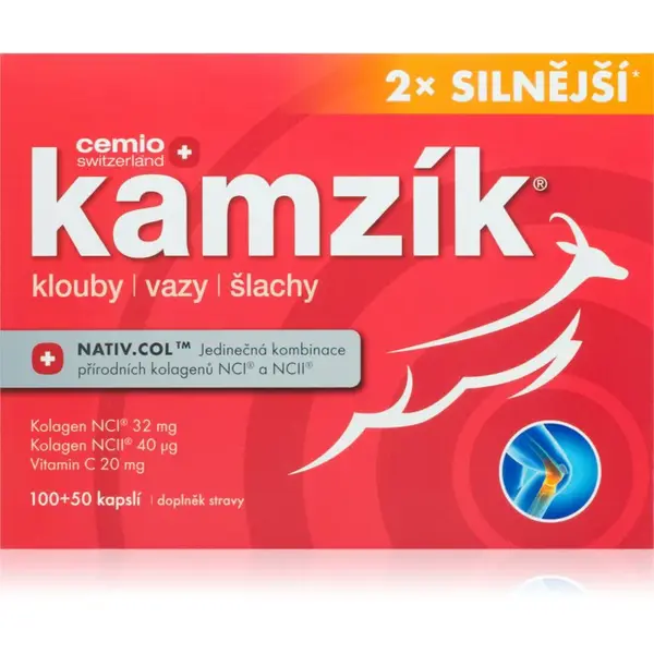 Cemio Kamzík kapsuly na výživu kĺbov a chrupaviek 150 cps
