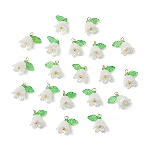 20Pcs Opaque Acrylic Pendants