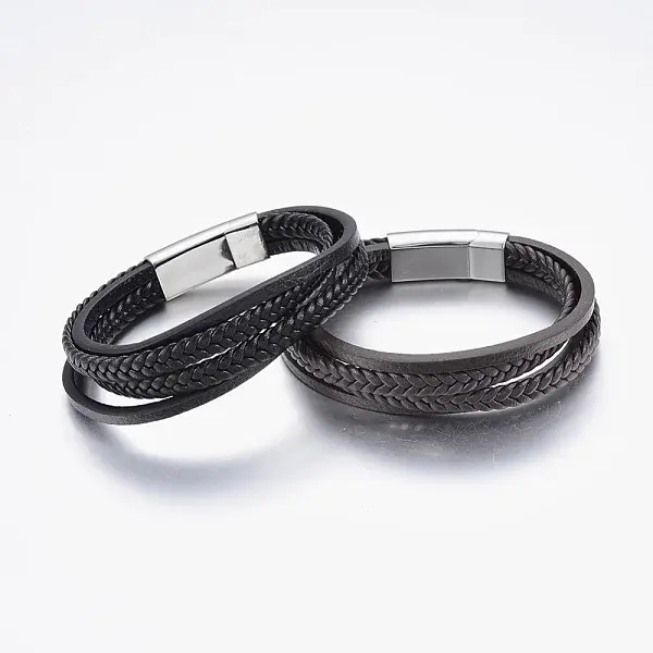 Leather Cord Multi-strand Bracelets