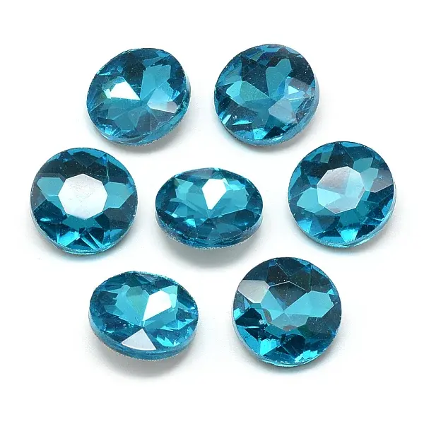 Pointed Back Glass Rhinestone Cabochons