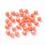 Pearlized Handmade Porcelain Round Beads