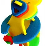 Pěnové puzzle 3d - medvídek