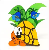 Stojánek na tužky želva žlutá