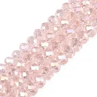 Electroplate Glass Beads Strands