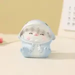 Resin Shark-shaped Pudding Cat Mini Model Display Decorations