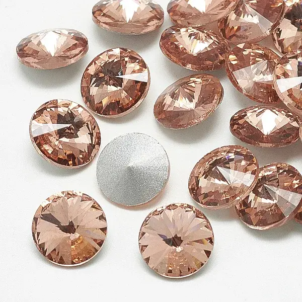 Pointed Back Glass Rhinestone Cabochons