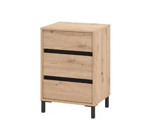 Vysoký noční stolek marianne - dub