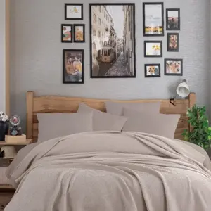 Přehoz 200x230 pique - stone