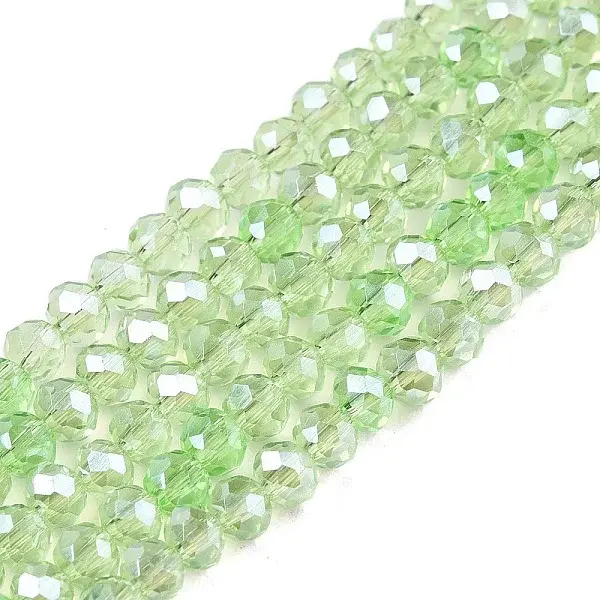 Electroplate Glass Beads Strands