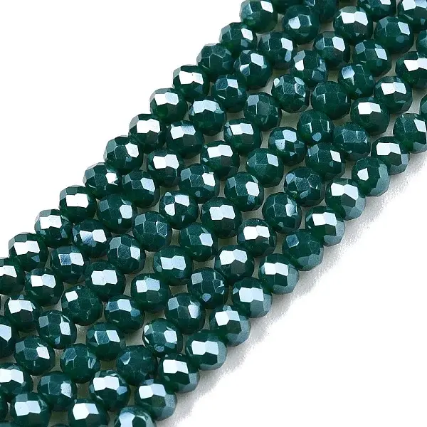 Electroplate Glass Beads Strands