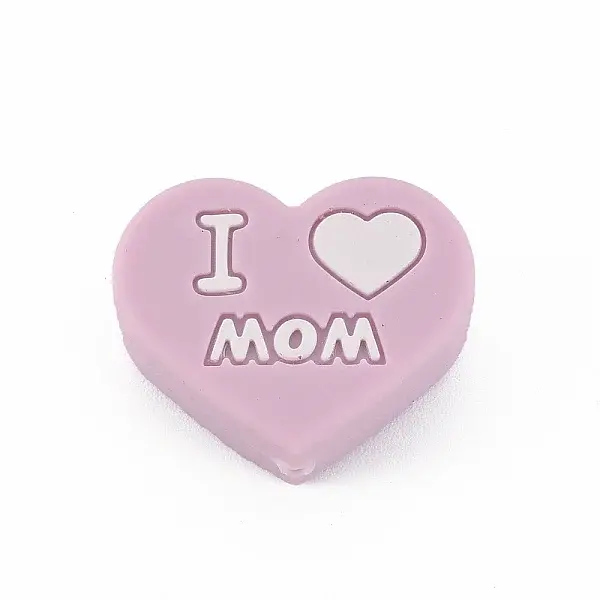 Mother's Day Food Grade Eco-Friendly Silicone Focal Beads